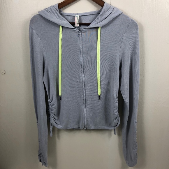 Free People Tops - Full Zip Free People Movement White Hot Hoodie